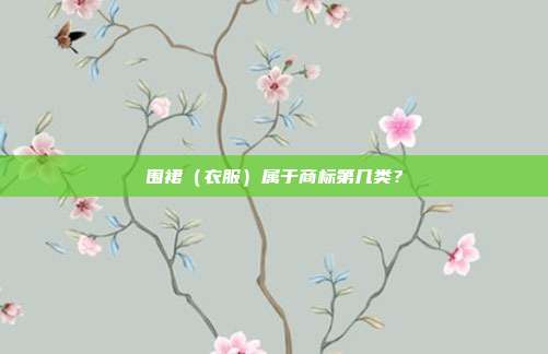围裙（衣服）属于商标第几类？
