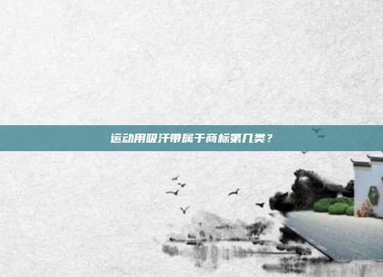 运动用吸汗带属于商标第几类？