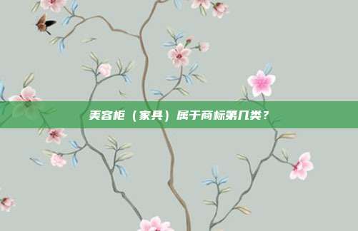 美容柜（家具）属于商标第几类？
