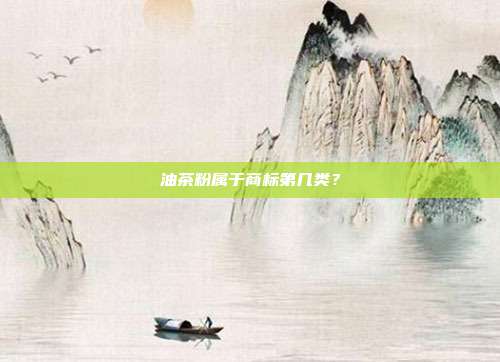 油茶粉属于商标第几类？