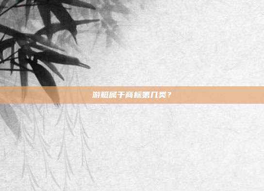 游艇属于商标第几类?