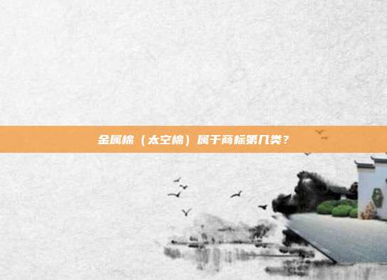 金属棉（太空棉）属于商标第几类？