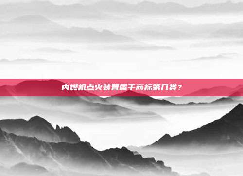 内燃机点火装置属于商标第几类？
