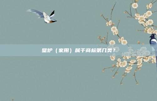 壁炉(家用)属于商标第几类?
