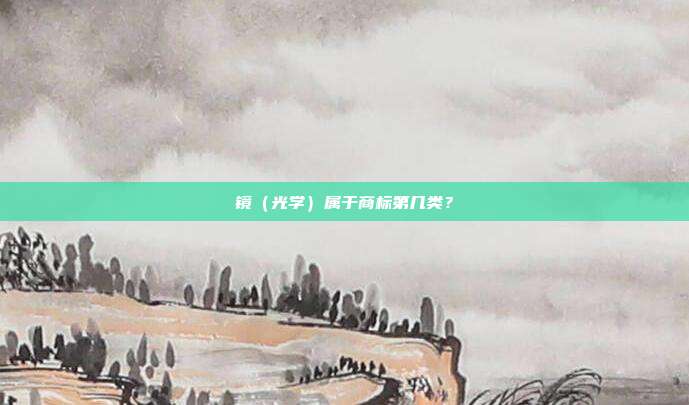 镜（光学）属于商标第几类？