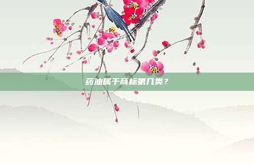 药油属于商标第几类？