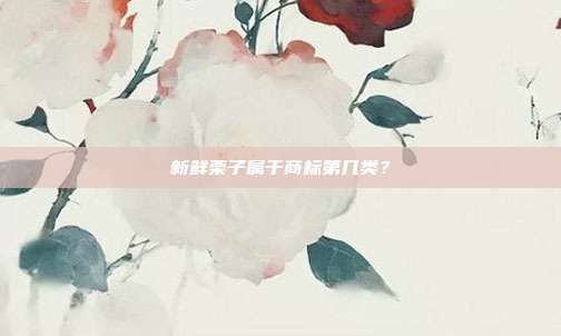 新鲜栗子属于商标第几类?