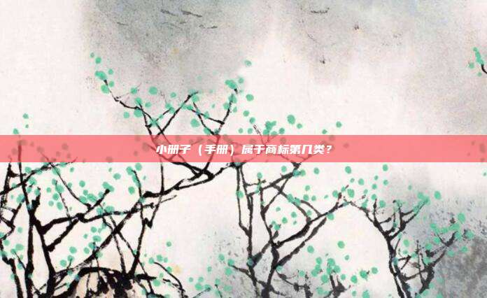 小册子(手册)属于商标第几类?