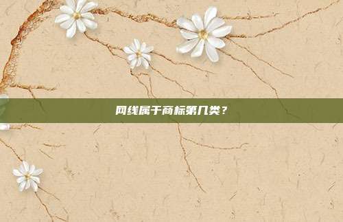 网线属于商标第几类？