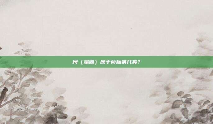 尺（量器）属于商标第几类？