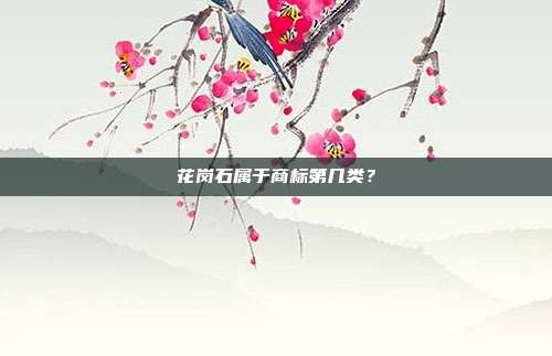 花岗石属于商标第几类？