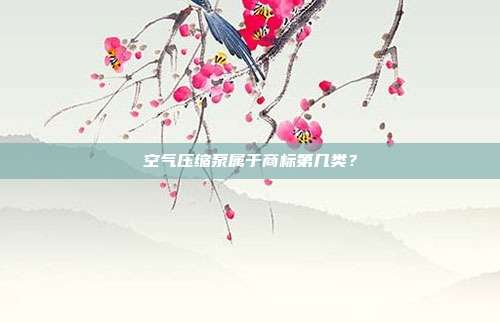 空气压缩泵属于商标第几类?