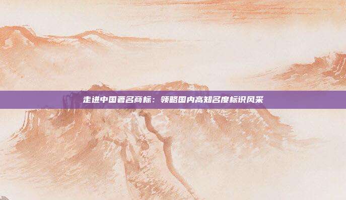 走进中国著名商标:领略国内高知名度标识风采