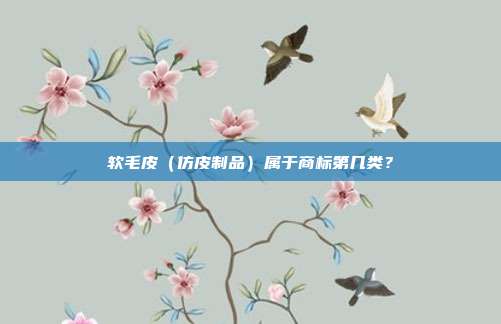 软毛皮(仿皮制品)属于商标第几类?