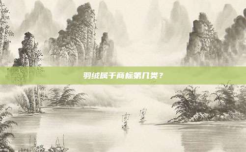 羽绒属于商标第几类？