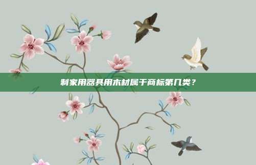 制家用器具用木材属于商标第几类？