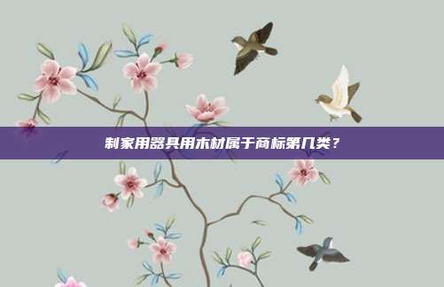 制家用器具用木材属于商标第几类？