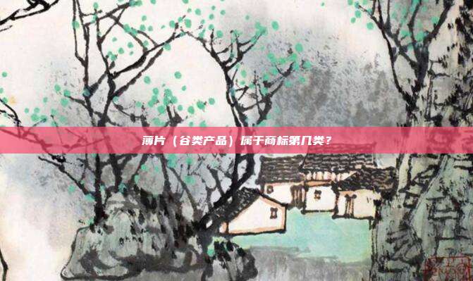 薄片（谷类产品）属于商标第几类？