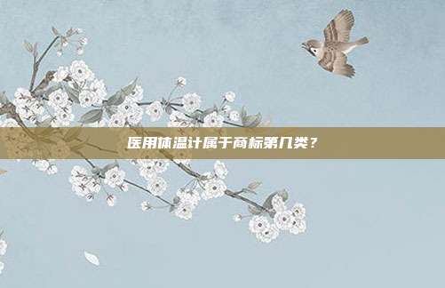 医用体温计属于商标第几类？