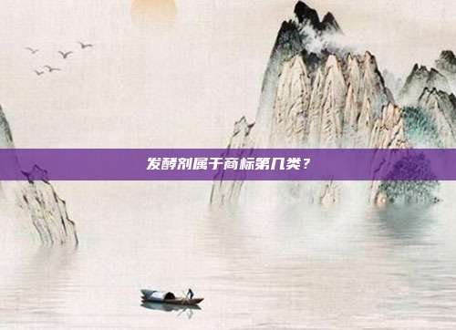 发酵剂属于商标第几类？