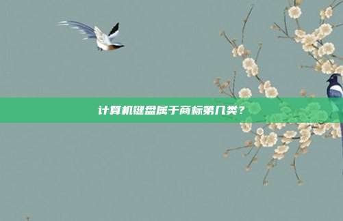 计算机键盘属于商标第几类？