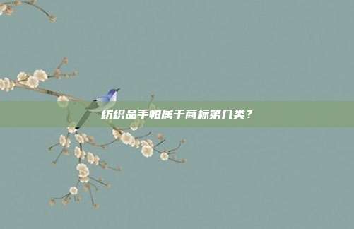 纺织品手帕属于商标第几类?