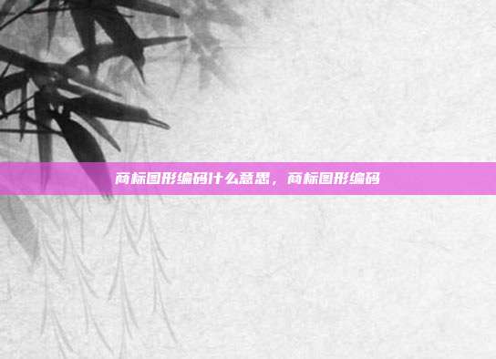 商标图形编码什么意思，商标图形编码