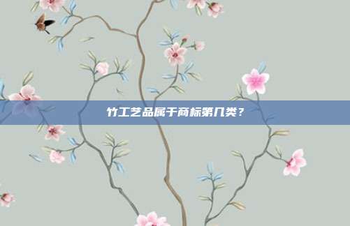 竹工艺品属于商标第几类？