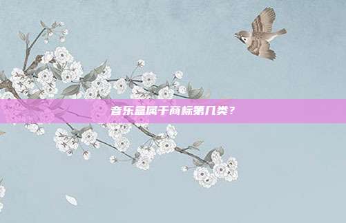 音乐盒属于商标第几类?