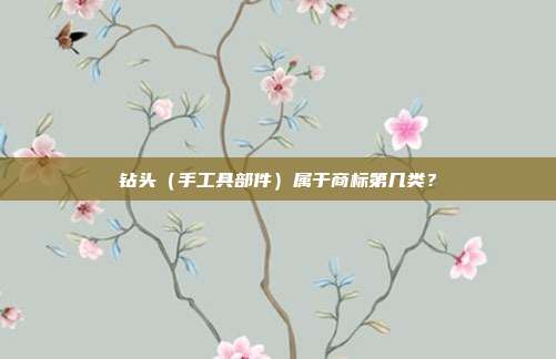 钻头（手工具部件）属于商标第几类？