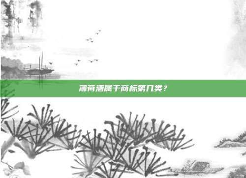 薄荷酒属于商标第几类？