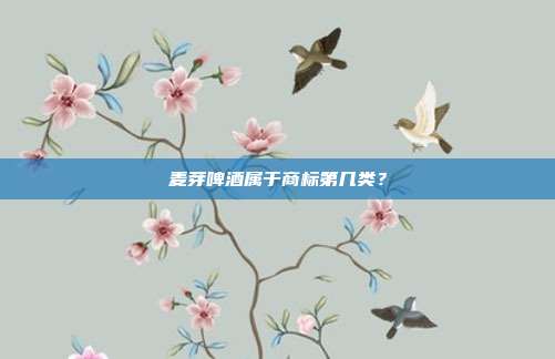 麦芽啤酒属于商标第几类？