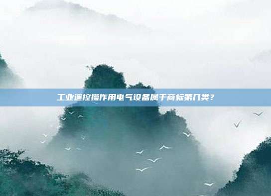 工业遥控操作用电气设备属于商标第几类?