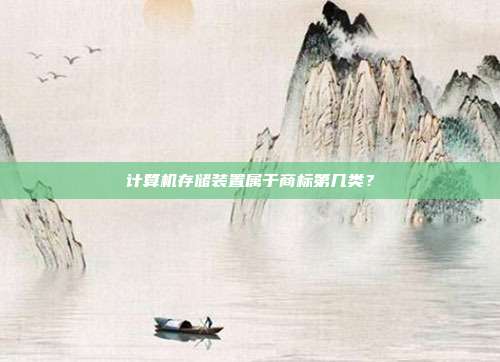 计算机存储装置属于商标第几类?
