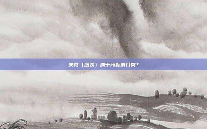 夹克（服装）属于商标第几类？