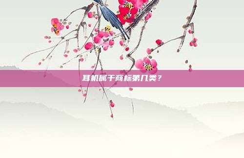 耳机属于商标第几类?