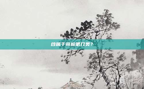 纱属于商标第几类?