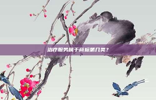治疗服务属于商标第几类？