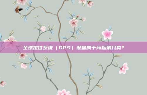 全球定位系统（GPS）设备属于商标第几类？