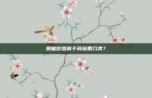 测量仪器属于商标第几类？