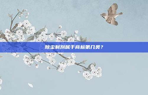 除尘制剂属于商标第几类？