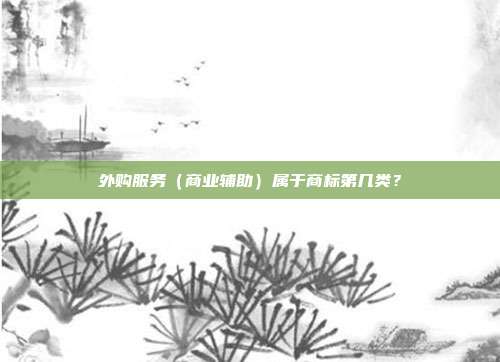 外购服务(商业辅助)属于商标第几类?