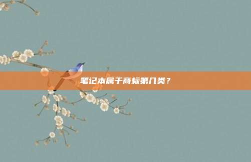 笔记本属于商标第几类?