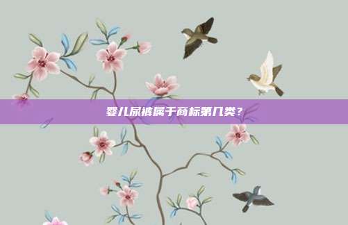 婴儿尿裤属于商标第几类?