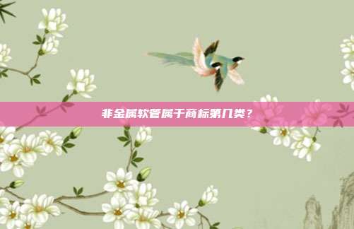 非金属软管属于商标第几类？