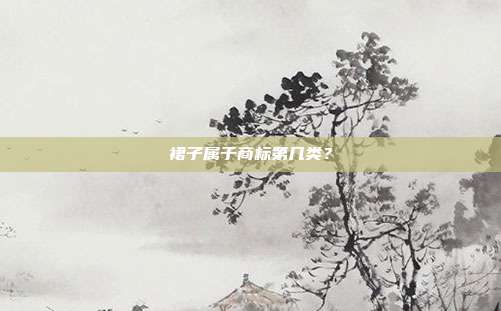 裙子属于商标第几类?