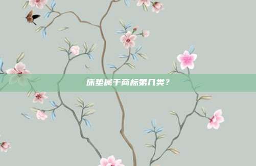 床垫属于商标第几类？