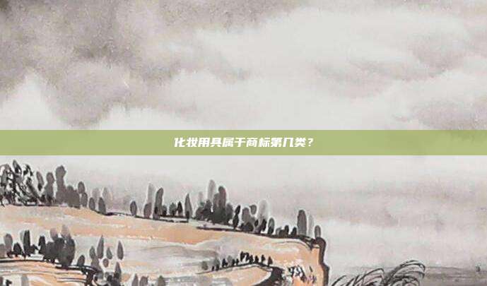化妆用具属于商标第几类？