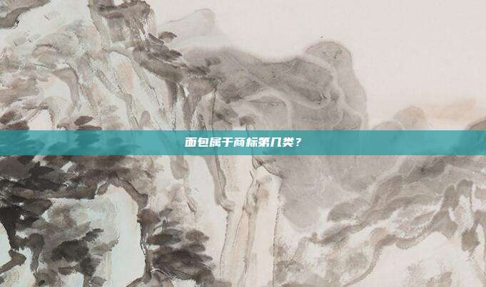 面包属于商标第几类?