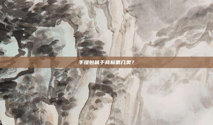 手提包属于商标第几类?